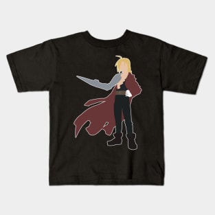 Minimalist Edward Elric Kids T-Shirt